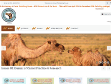 Tablet Screenshot of camelsandcamelids.com